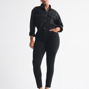 Abercrombie & Fitch Curve Love High Rise “The Super Skinny Ankle” Jeans